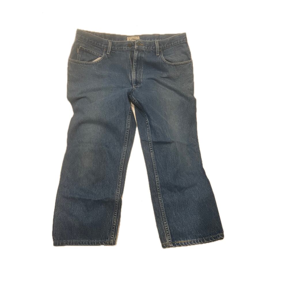 L.L. Bean Relaxed Fit Jeans Mens 38x26